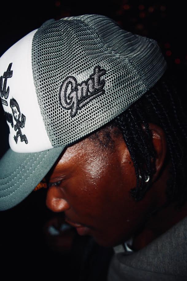 Get Money Trucker Hat Grey Colour way