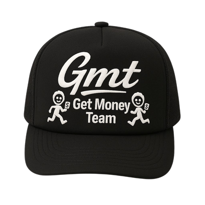 Get Money Trucker Hat 3riple Black Colourway